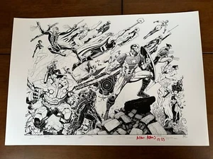 Avengers 2013 13X19 Signed Art Print by Arthur Adams - Picture 1 of 1