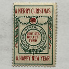 ERROR NATIONAL DENTAL ASSOCIATION RELIEF FUND CHRISTMAS SEAL WITH SHIFTED CENTER