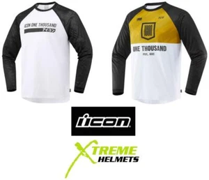 ICON 1000 Jersey Polyester Mesh Lightweight Breathable HD Graphic Print S-3XL - Picture 1 of 5