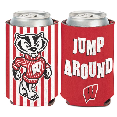 University of Wisconsin Badgers Can Cooler 12 oz. Koozie Cover
