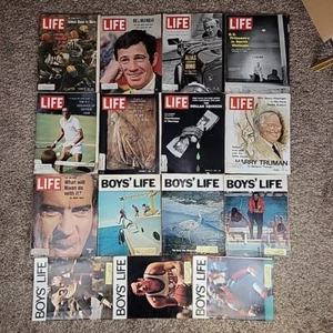 Vintage LIFE Magazine Lot Of 14 1966 -1972 ( 7 LIFE 5 BOY'S LIFE ) 60's 70's - Picture 1 of 6