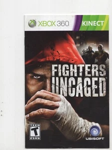 Fighters Uncaged Xbox 360 MANUAL ONLY Authentic Original - Picture 1 of 1