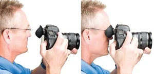 Hoodman HOODEYE Eyecup #HEYEC18 Canon EOS SL1 T2i T3i T4i T5i T6i 600D 650D 700D - Foto 1 di 3