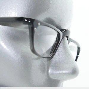 Gray Black Ombre Half Eye Reading Glasses Rhinestone Accent Sophisticated +1.25 - Picture 1 of 4