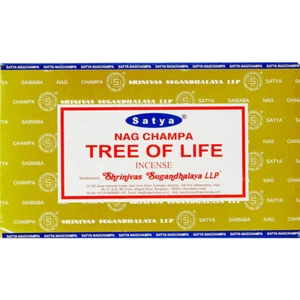 Palos de incienso Satya árbol de la vida Nag Champa ecológicos agarbat de combustión larga - Imagen 1 de 3