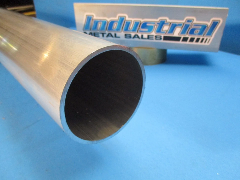 4" OD x 3-3/4" ID x 24" x 1/8" Wall 6061 Aluminum Round Tube-- 4"OD x .125 wall - Image 1 of 1