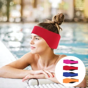 4 Pcs Bathing Headband Swimming Ear Plugs Kids Swimming Ear Covers - Picture 1 of 12