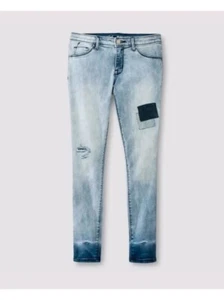 Women’s Mossimo Jeans Skinny Mid Rise Jegging Light Blue Size 6 28W 25" inseam - Picture 1 of 7