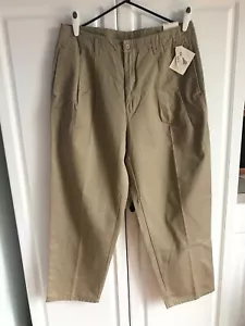 Nuevo Pantalones de Hombre Van Heusen 417 Auténticos Ropa Deportiva Caqui 36x30 - Imagen 1 de 6