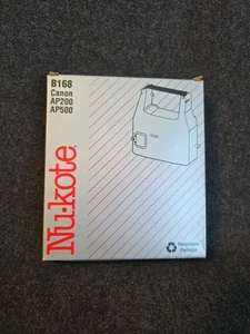 New Nukote B168 Correctable Typewriter Ribbon For Canon AP200 AP500 Black - Picture 1 of 4