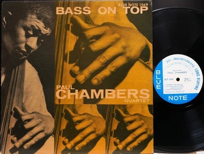 PAUL CHAMBERS "BASS ON TOP" BLUE NOTE BLP1569 47W 63rd MONO DG RVG Ear VG+/EX - Image 1 of 4