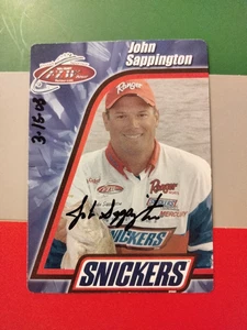 06' Outdoor Collection JOHN SAPPINGTON (auto) Pro Bass card Snickers free ship - Picture 1 of 2