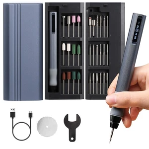 Cordless Engraving Pen with 30 Bits, High-Speed Rotary Tool (22000-30000 RPM)... - Picture 1 of 6
