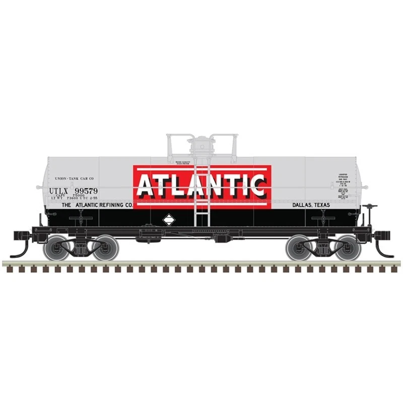 Atlas 50006589 N Scale 11,000 Gallon Tank Car Atlantic Refining (UTLX) # 99579 - Image 1 of 1