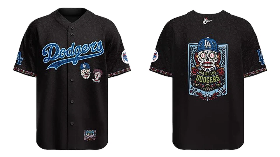 🔥 Dodgers 2025 Dia De Los Dodgers Jersey SGA 9/16 SUGAR SKULL - SIZE XL 🔥 - Image 1 of 1