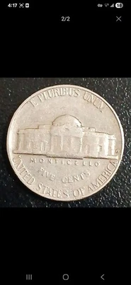 1964 D "RARE JEFFERSON Nickel " small D placed on the rear of coin area - Image 1 of 2