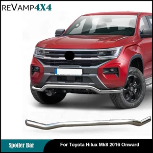 Für Toyota Hilux Mk8 ab 2016 City Leiste vorne - 70mm Edelstahlrohr - Bild 1 von 6