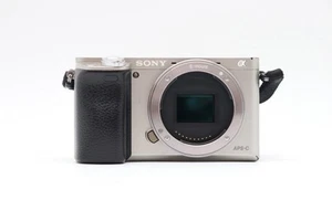 Sony Alpha a6000 24.3MP Mirrorless Digital Camera – Silver (Body Only) - Picture 1 of 4