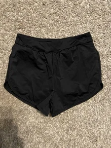 Girl’s Black Running Shorts Size 11 - 12 Youth SHEIN - Picture 1 of 2