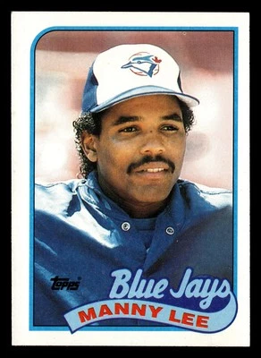 Manny Lee 1989 Topps #371 Toronto Blue Jays Baseball *144C - Image 1 of 2