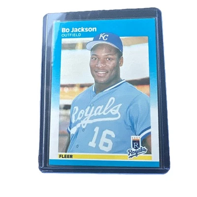 Fleer Bo Jackson 1987 Kansas City Royals novato RC #369 Foto 1 de 2