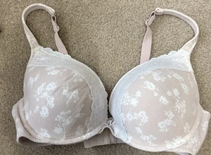 cacique Damen BH Boost Plunge Baumwolle 38DD Floral Spitze - Bild 1 von 4