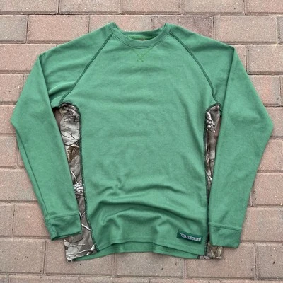 REALTREE Green Camo Thermal Long Sleeve Shirt Size M - Image 1 of 4