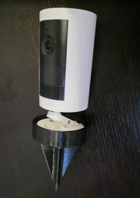 3DSPP Ring Outdoor Cam Plus Ground Mount Stand Holder Black – Camera NOT Included