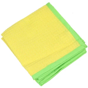 Chef Craft Platinum Bright Color Cotton 12.5" Dish Cloth, Yellow Lime Green - Picture 1 of 1