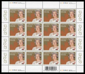 Canada Stamp SHEET#1932 - Queen Elizabeth II (2002) 48¢ - Picture 1 of 1