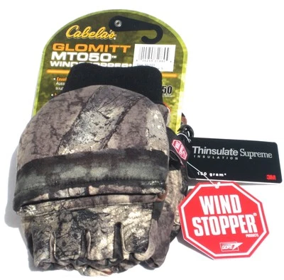 Cabela's MT050 Extreme Thinsulate Insulated Men's Hunting Camo Glomitts Gloves - Image 1 of 4