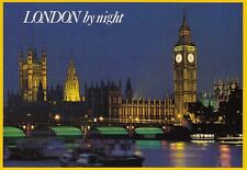Postcard  The Houses Of Parliament By Night London My Ref  UH