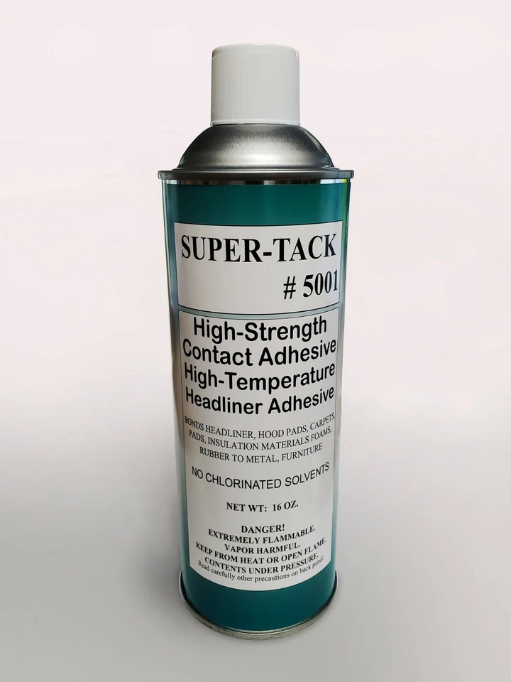 SUPER-TACK HIGH TEMPERATURE HEADLINER UPHOLSTERY SPRAY GLUE ADHESIVE FABRIC&FOAM