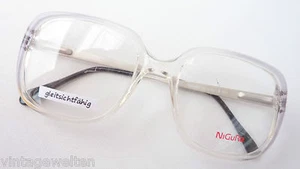 Gafas de hombre gris transparente plástico transparente grande nerd vintage talla L - Imagen 1 de 4