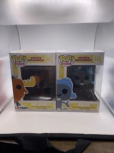 Funko Pop! Animation Rocky & Bullwinkle Vinyl Figures Cartoon TV #447 #448 - Picture 1 of 6