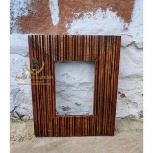 Wood Picture Photo Frame, Hand Made and Carved, Unique Design photo Frame - Picture 1 of 6