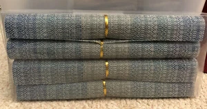 Lot of 4 Place mats Gradient Blue 70% PVC, 30% Polyester - Picture 1 of 2