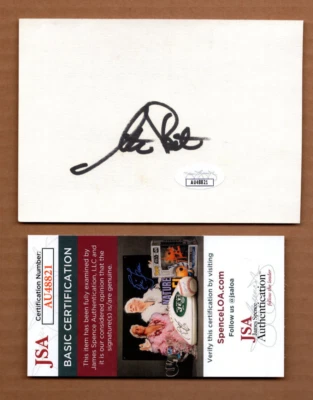 STEVE PATE Signed Autograph Auto PGA Golf 4x5.5" Cut JSA 💎 COA - Image 1 of 3