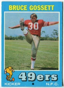 1971 Topps #77 Bruce Gossett San Francisco 49ers - Picture 1 of 2