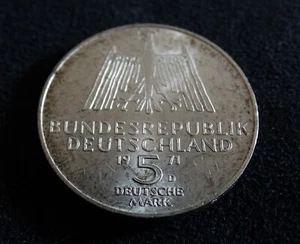 Gedenkmünze 5 DM 1971 A. Dürer Silber 625 Nr.37 - Bild 1 von 2