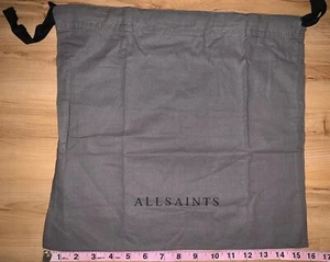 AllSaints All Saints Medium 16” X 14” Dustbag Grey - Picture 1 of 2