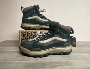 Vans MTE Crestline Waterproof Green/Black Hiking Boots Shoes Men's Size 8.5 NEW - Picture 1 of 12