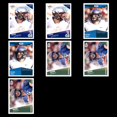 Paxton Lynch Lot 7 Football Cards 2016 SAGE HIT Memphis Tigers Set Collection NM - Image 1 of 4