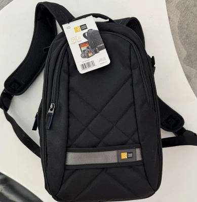 Brand New -Case Logic DSLR + Ipad & Tablet Back Pack -Color Black-NWT - image 1 of 4
