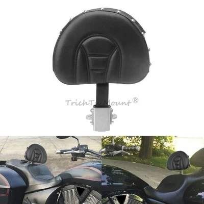 Respaldo de cuero ajustable para conductor para modelos Victory Cross Roads 2010-14 Foto 1 de 4