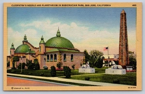 San Jose Kalifornien Kleopatras Nadel und Planetarium Rosenkreuzerpark Postkarte - Bild 1 von 2