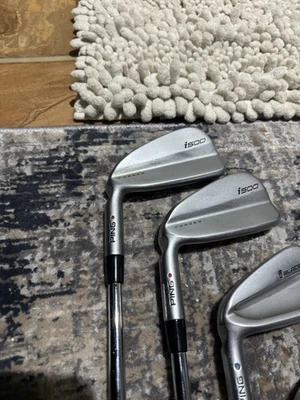 Juego de hierros para zurdos Ping I500/iBlade eje de acero punto azul Foto 1 de 4