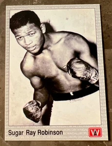 Boxing 1991 SUGAR RAY ROBINSON #123 AW Sports Card HOF Vintage NM/MT SHARP 👊 - Picture 1 of 2