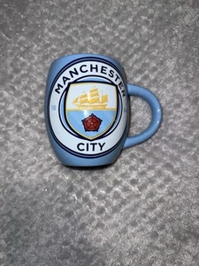 Manchester City FC Official Ceramic Mug – Sky Blue – Club Crest Design - Picture 1 of 3
