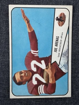 1954 BOWMAN FOOTBALL CARD #30 JOE ARENAS SAN FRANSISCO 49ERS EXMT - Image 1 of 2